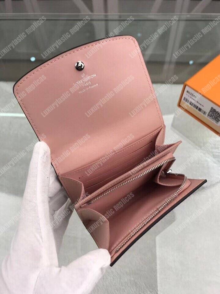LV Iris Compact Wallet Mahina Magnolia