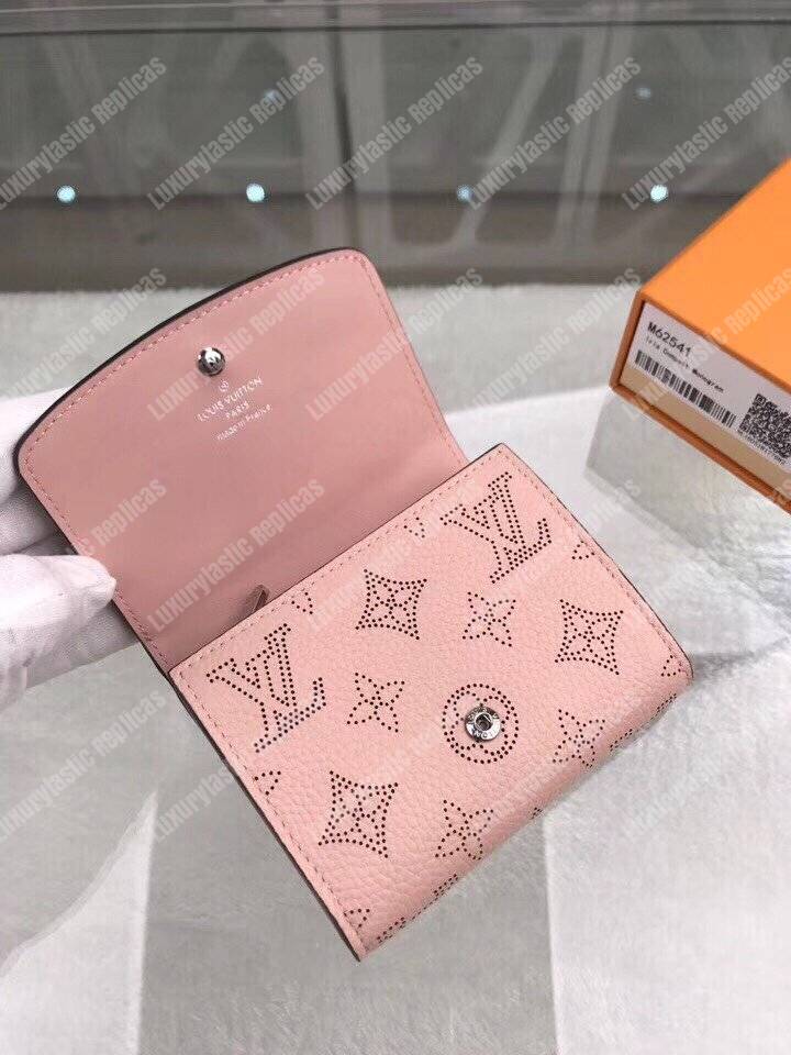 LV Iris Compact Wallet Mahina Magnolia