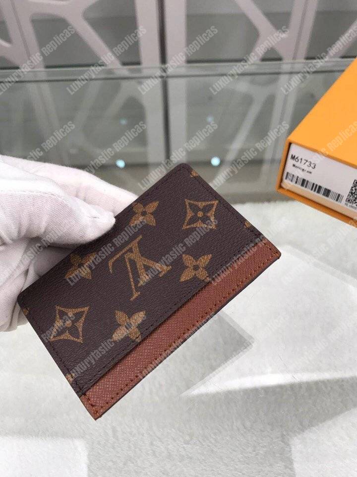 LV Card Holder Monogram Canvas Armagnac