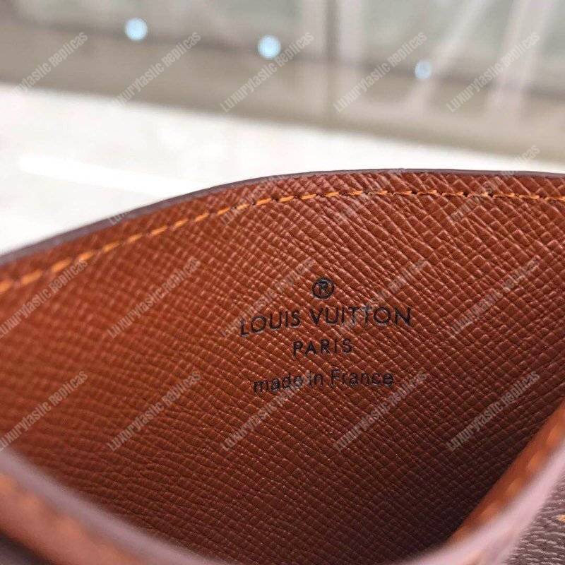 LV Card Holder Monogram Canvas Armagnac