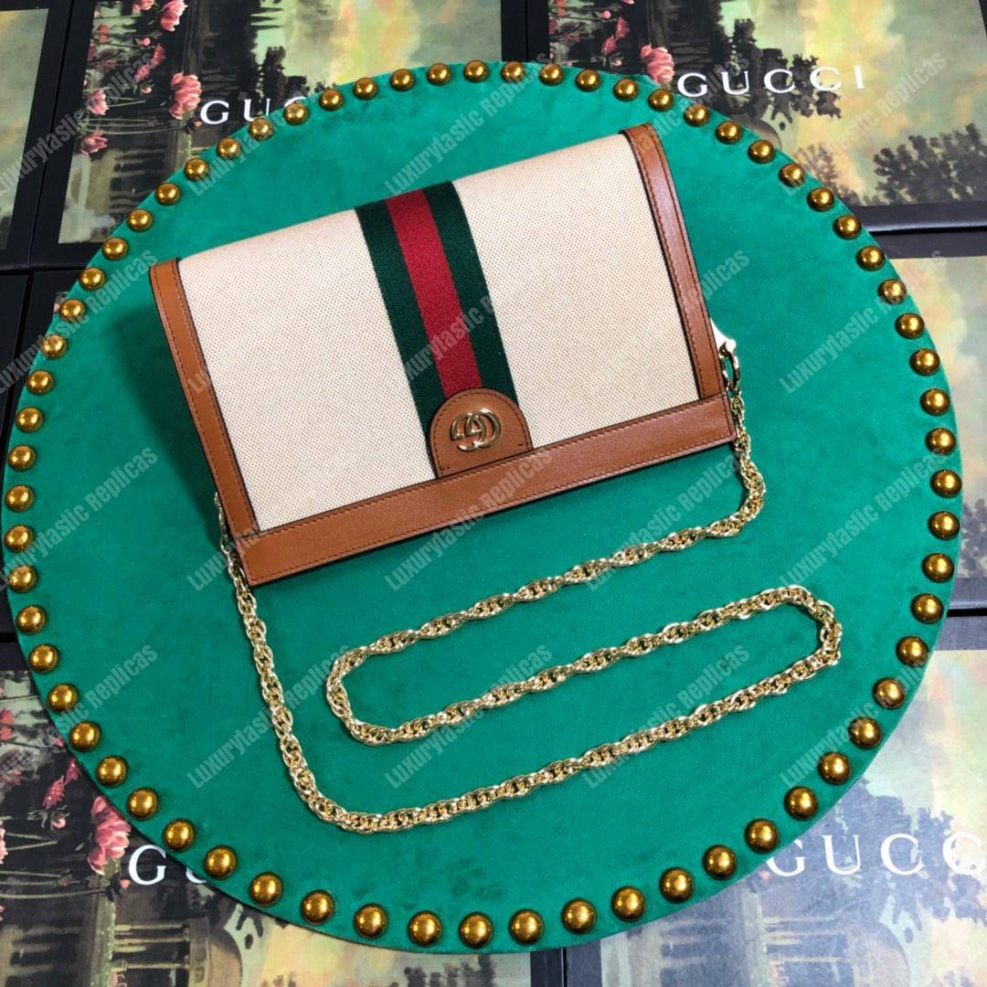 G*u*i ophidia vintage canvas small shoulder bag