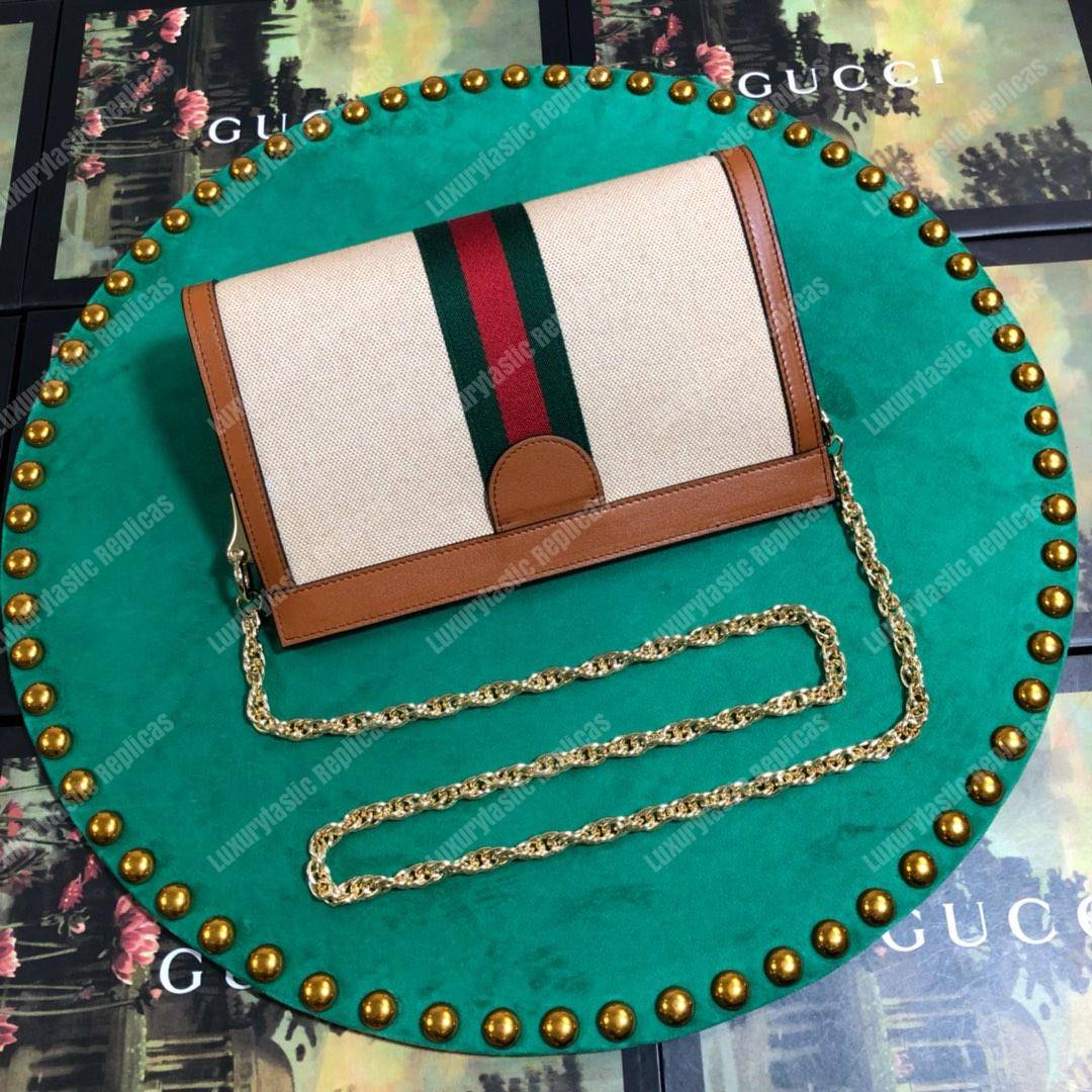 G*u*i ophidia vintage canvas small shoulder bag