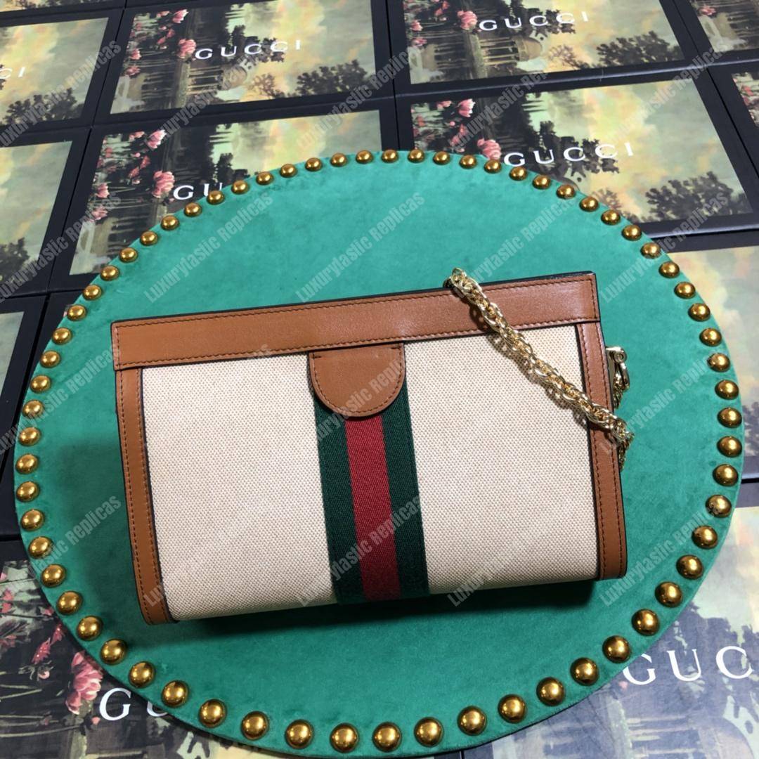 G*u*i ophidia vintage canvas small shoulder bag