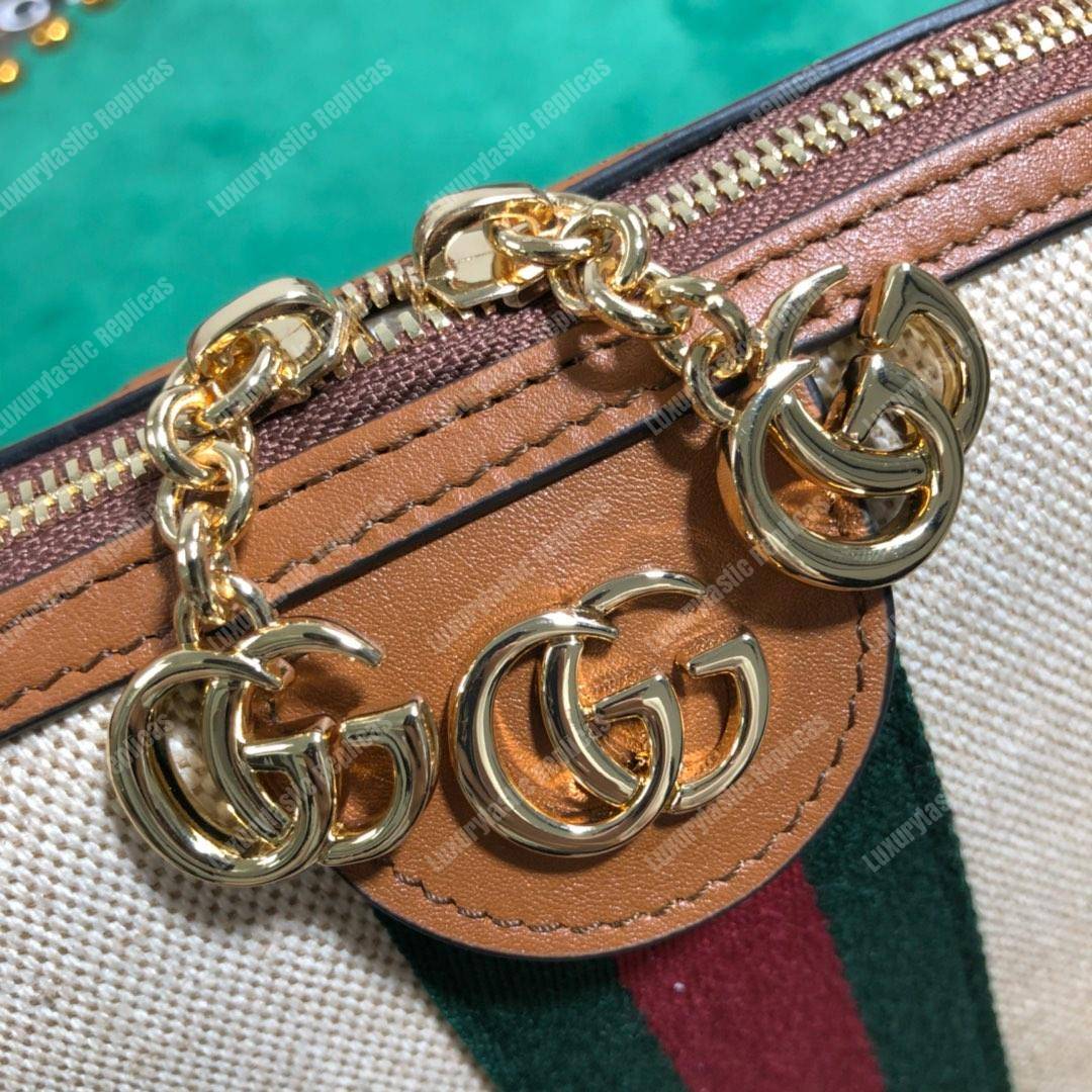 G*u*i ophidia vintage canvas small shoulder bag