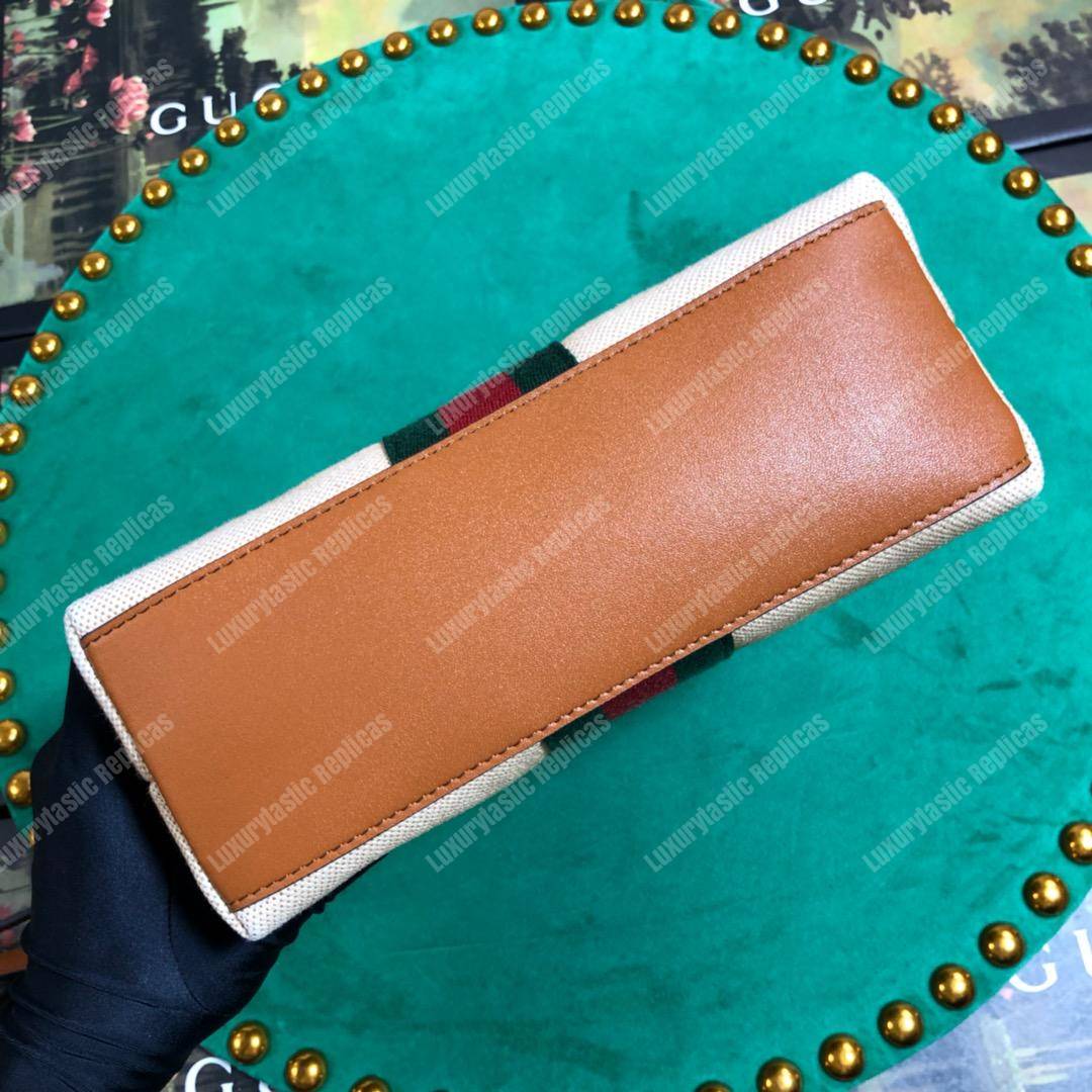 G*u*i ophidia vintage canvas small shoulder bag