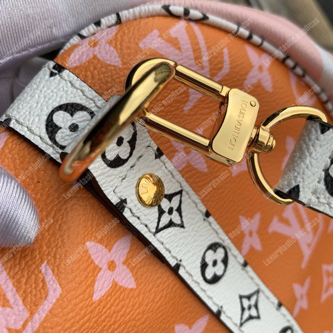 LV Speedy Bandouliere 30 Monogram Rouge