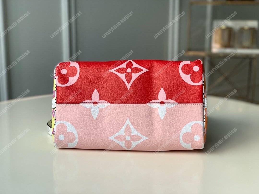 LV Speedy Bandouliere 30 Monogram Rouge