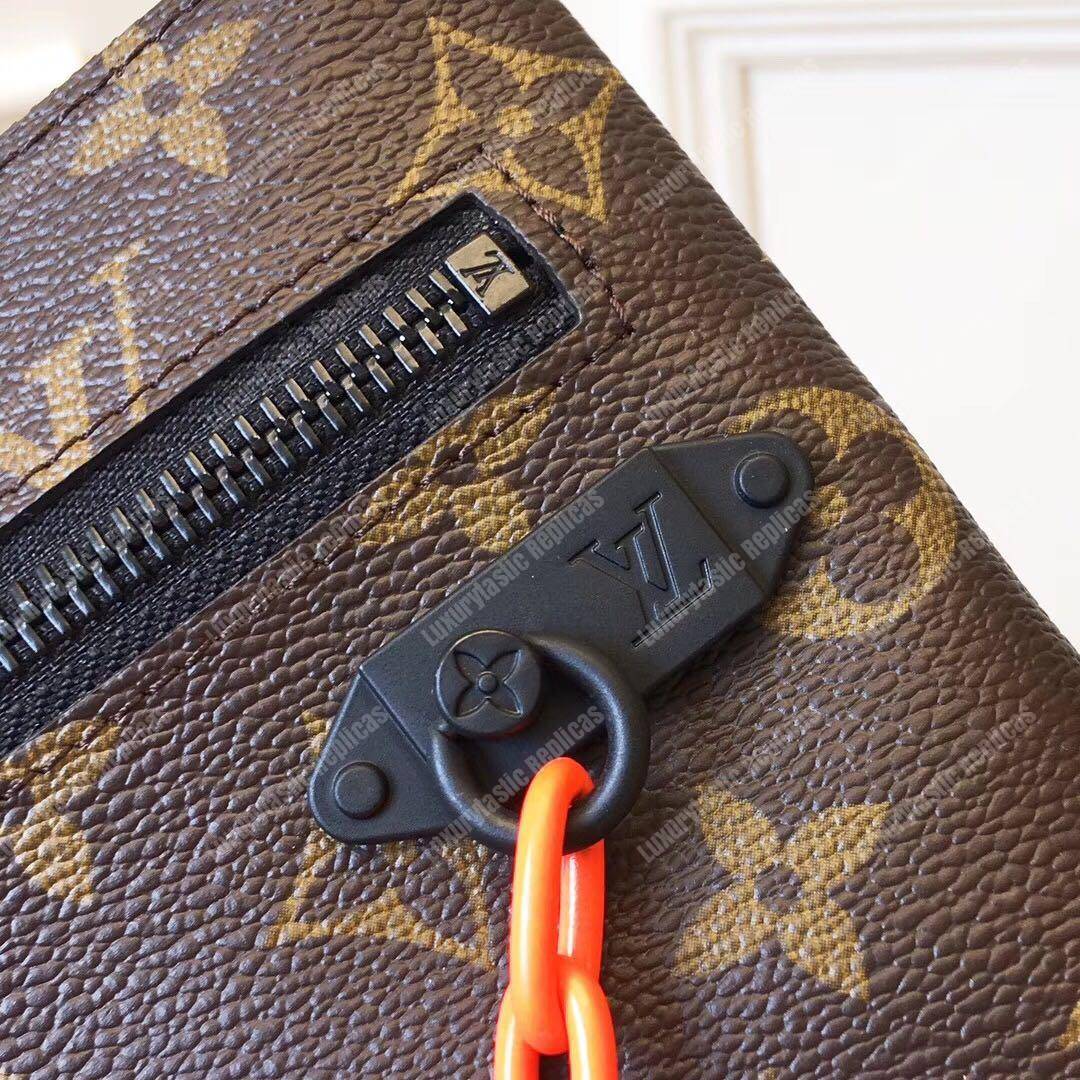 LV A4 Pouch Monogram Brown
