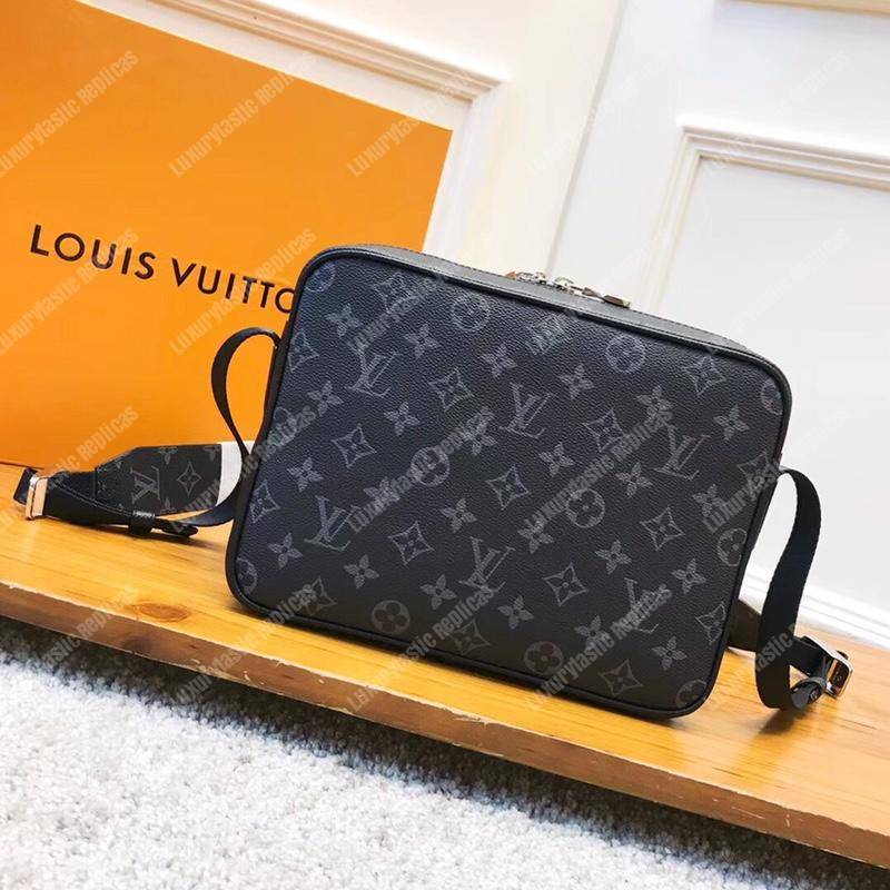 LV Outdoor Messenger K45 Taiga Monogram Noir