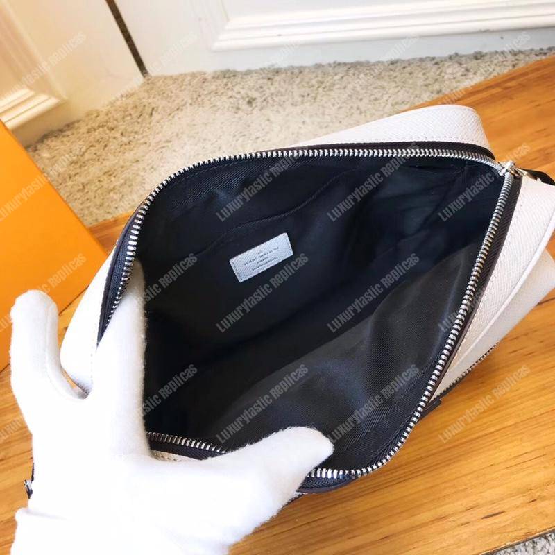 LV Outdoor Messenger K45 Taiga Monogram Blanc