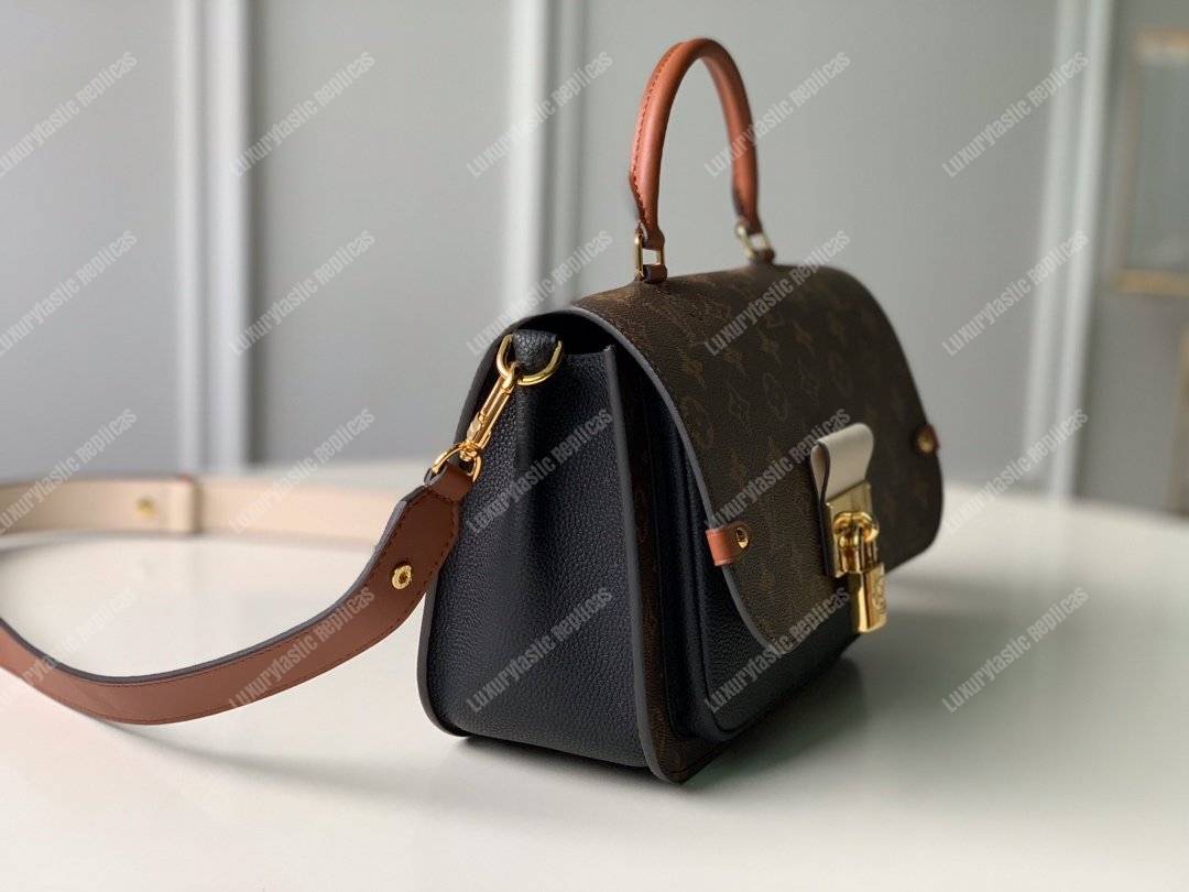 LV Vaugirard Monogram Creme Black