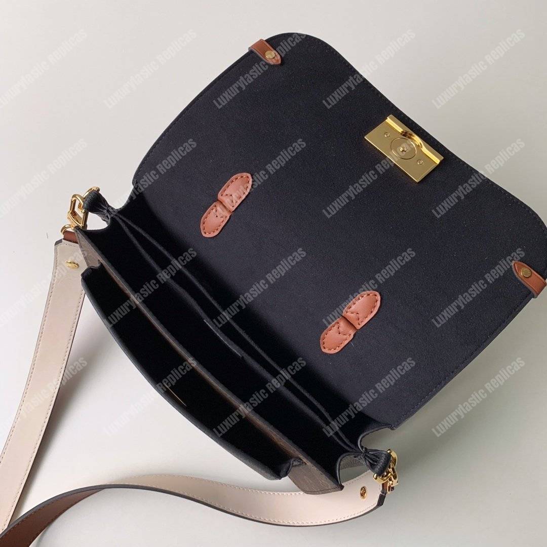 LV Vaugirard Monogram Creme Black