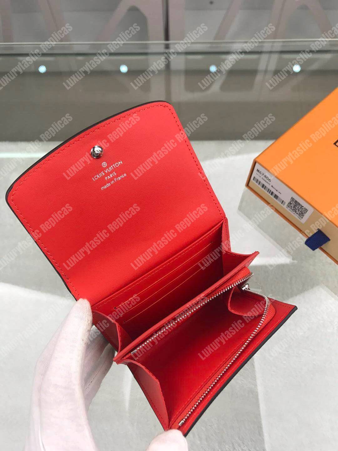 LV Iris Compact Wallet Mahina Bleu Horizon Pumpkin