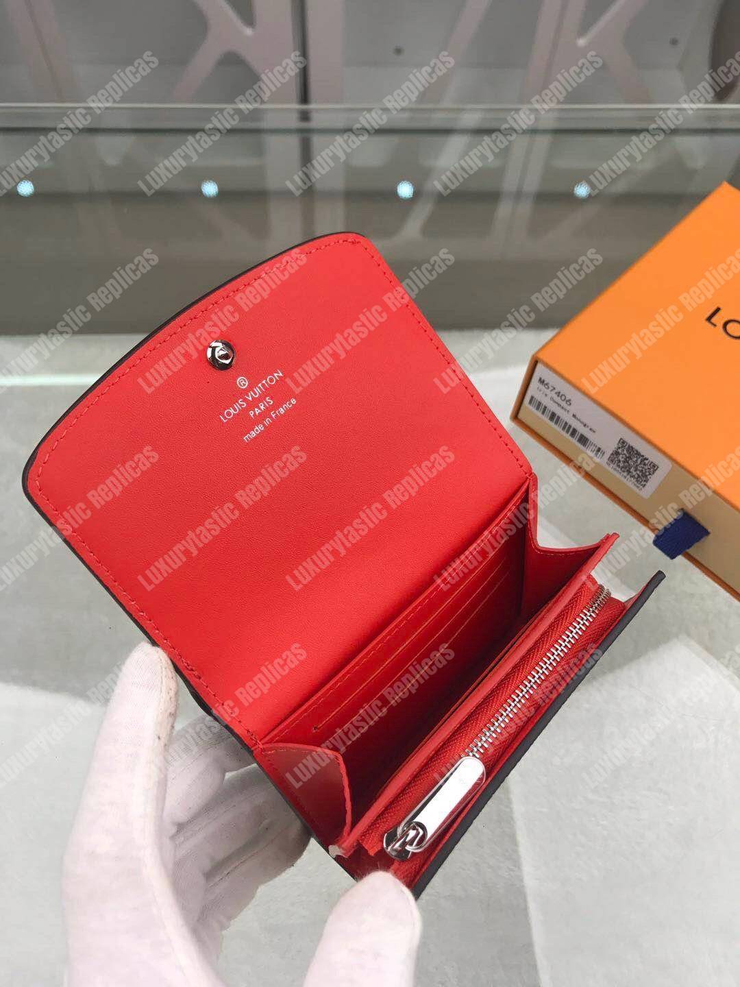 LV Iris Compact Wallet Mahina Bleu Horizon Pumpkin