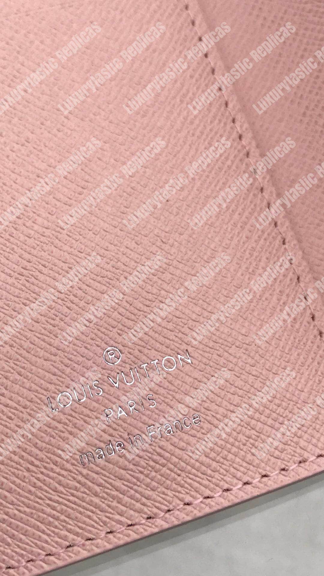 LV Victorine Wallet Epi Leather Rose Ballerine Pink