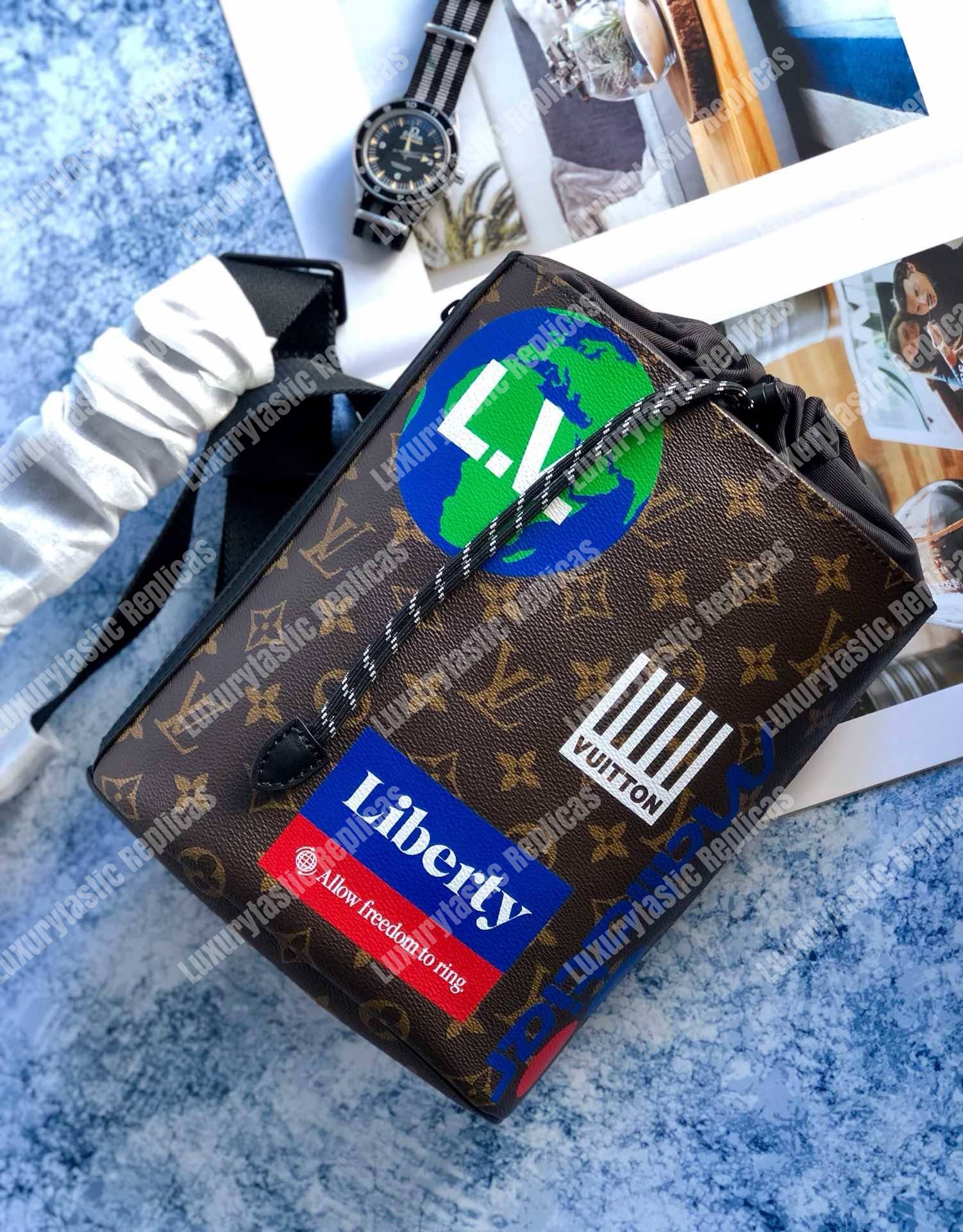 LV Chalk Sling Bag Monogram Marron