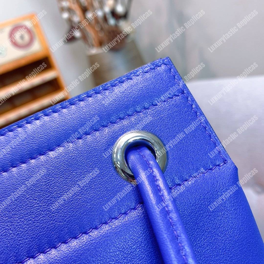 H**mes aline mini bag swift bleu electrique