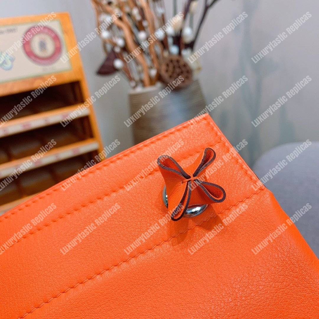 H**mes aline mini bag swift orange