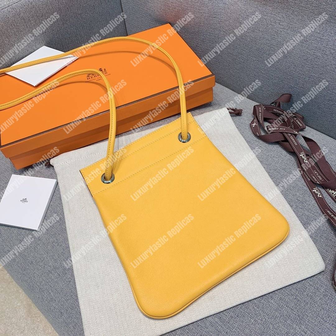 H**mes aline mini bag swift yellow soleil