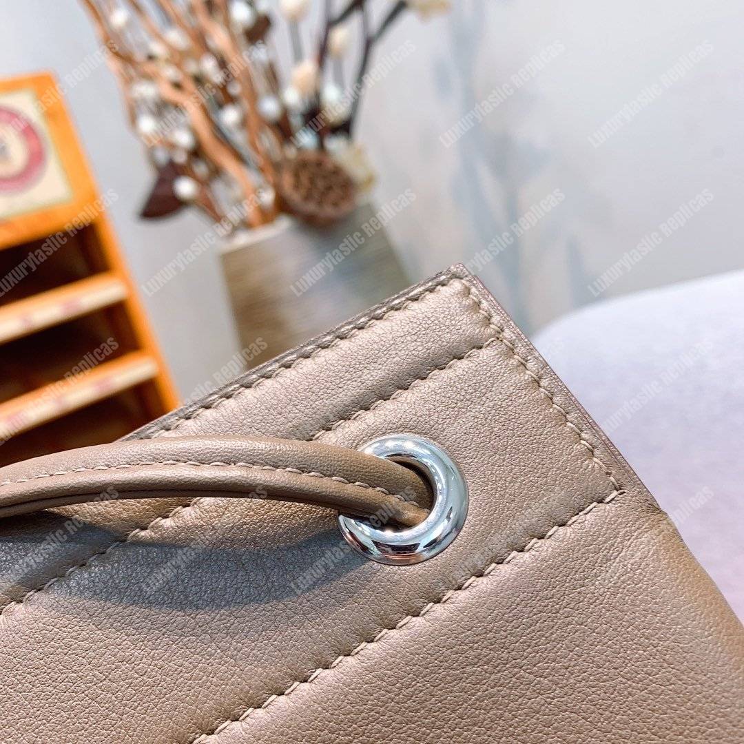 H**mes aline mini bag swift etoupe