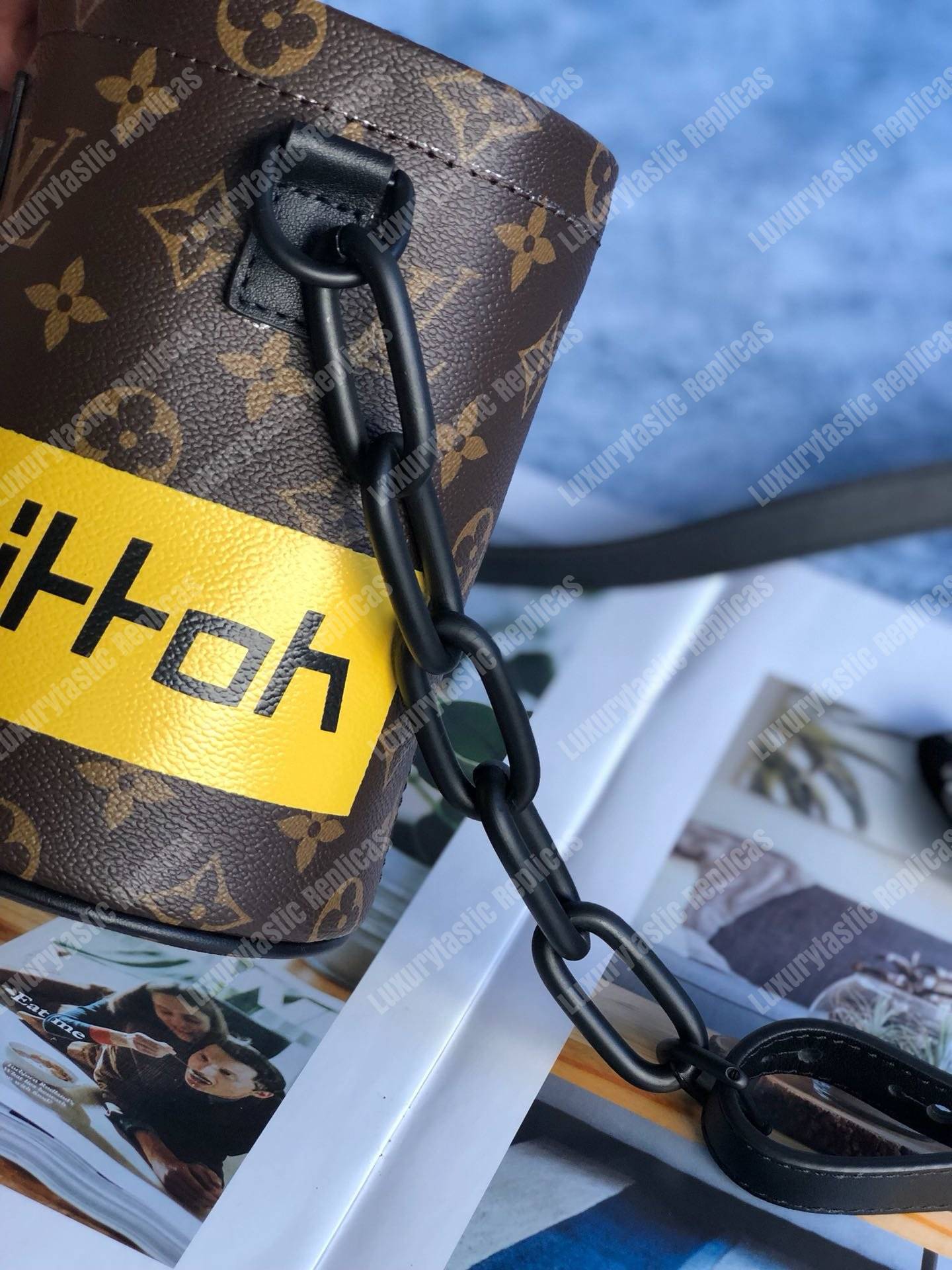 LV Chalk Nano Bag Monogram Marron
