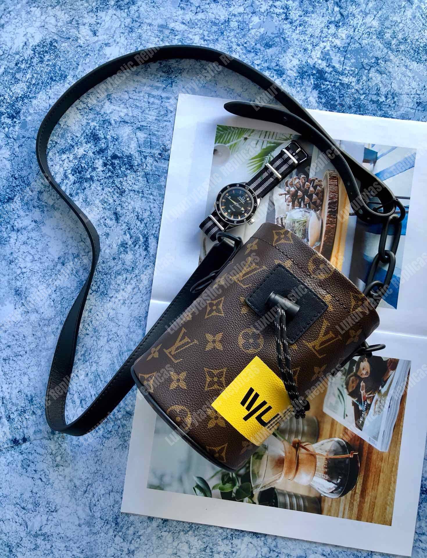 LV Chalk Nano Bag Monogram Marron