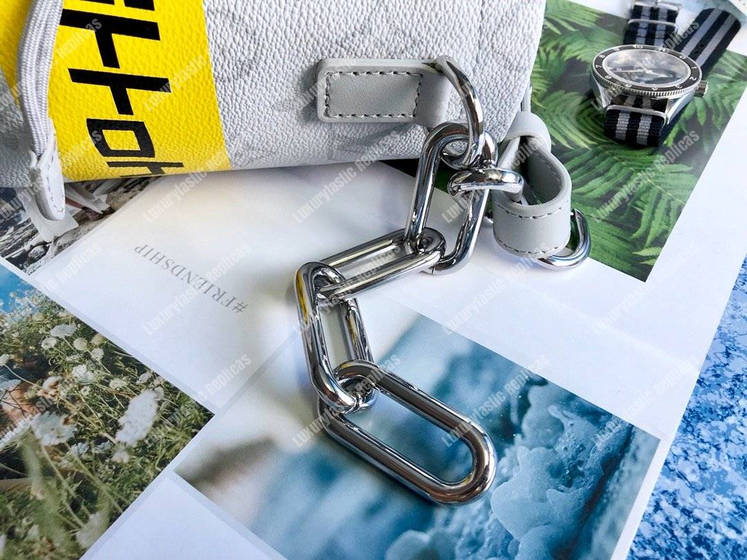 LV Chalk Nano Bag Monogram White