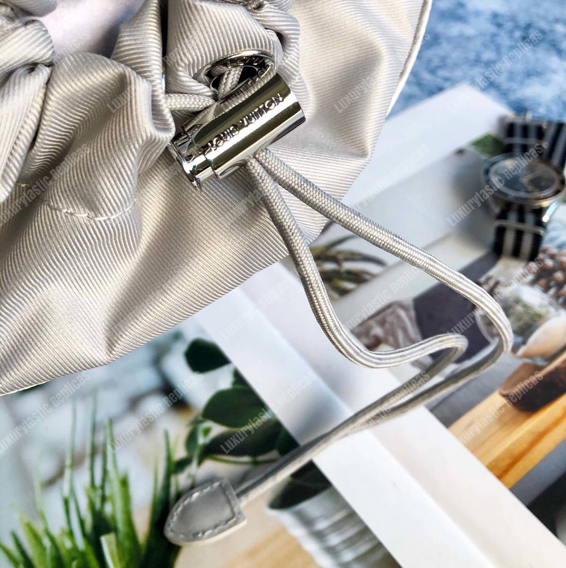 LV Chalk Sling Bag Monogram White Canvas