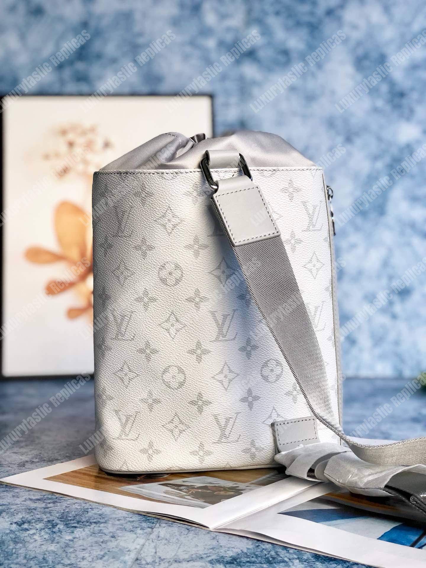 LV Chalk Sling Bag Monogram White Canvas