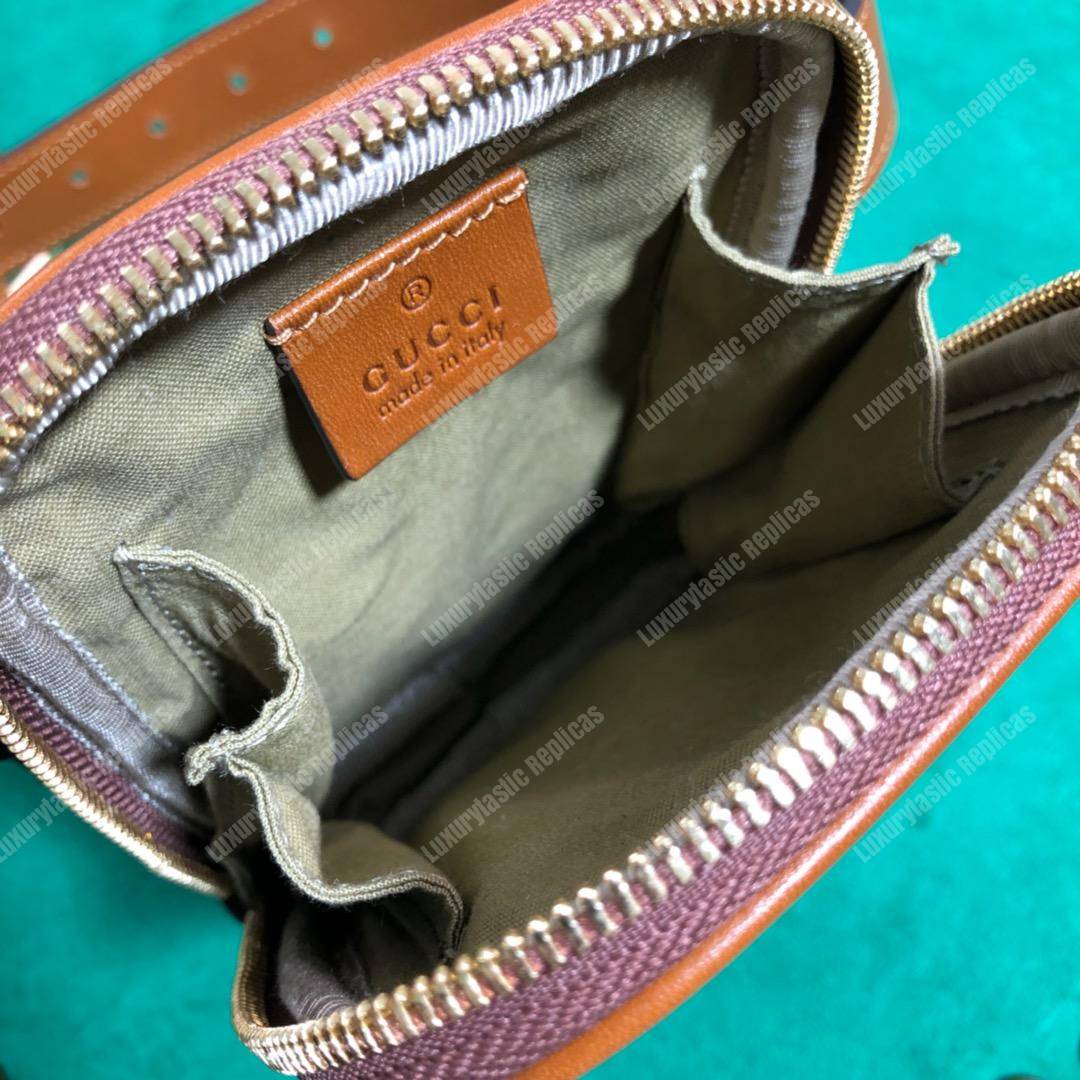 G*u*i vintage canvas belted iphone case