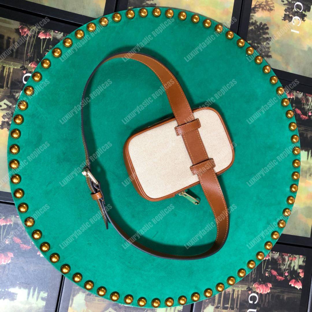 G*u*i vintage canvas belted iphone case