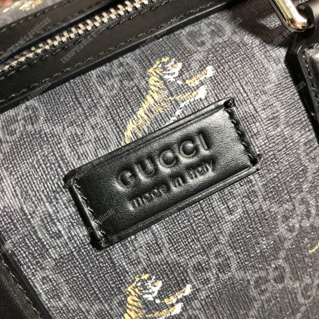 G*u*i bestiary carry-on duffle with tigers