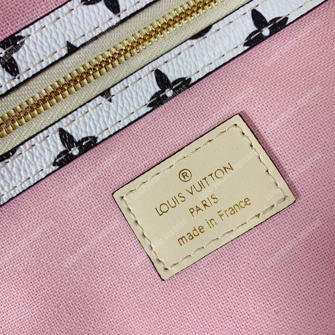 LV Keepall Bandouliere 50 Giant Monogram Red/Pink