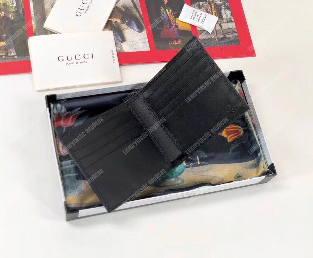 G*u*i gg wallet with tiger print