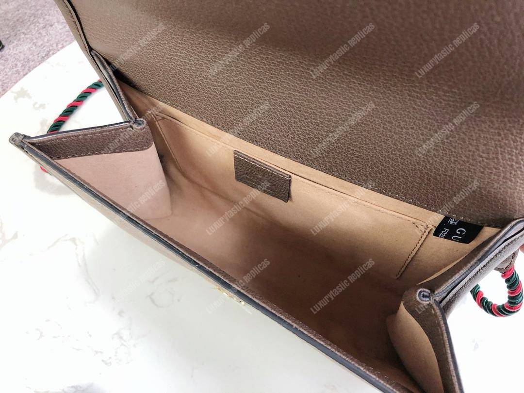 G*u*i mini gg sup*e canvas rajah gg small shoulder bag