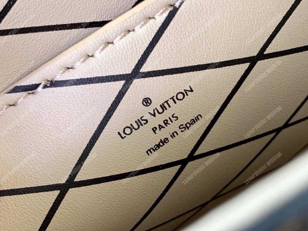 LV Pochette Verticale Trunk Monogram Canvas Black Leather