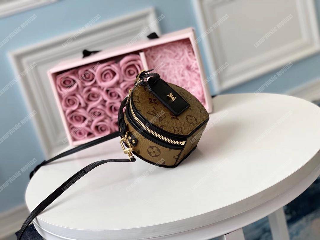 LV Mini Boîte Chapeau Monogram Reverse Canvas