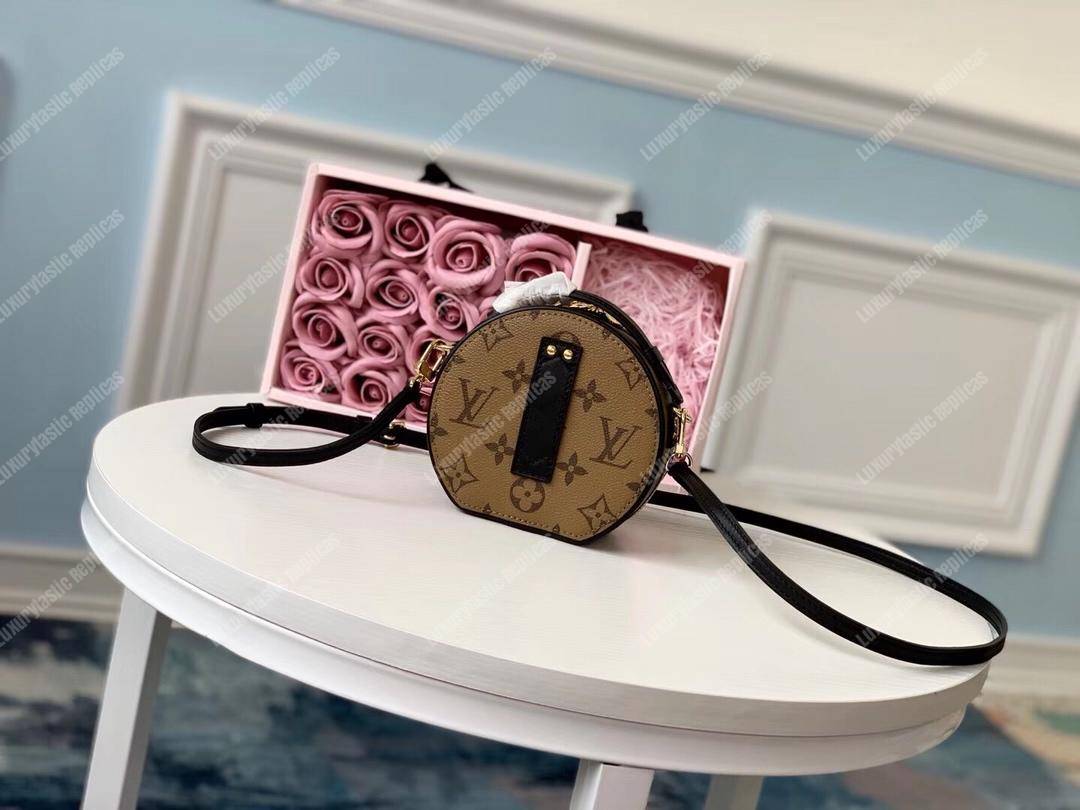 LV Mini Boîte Chapeau Monogram Reverse Canvas