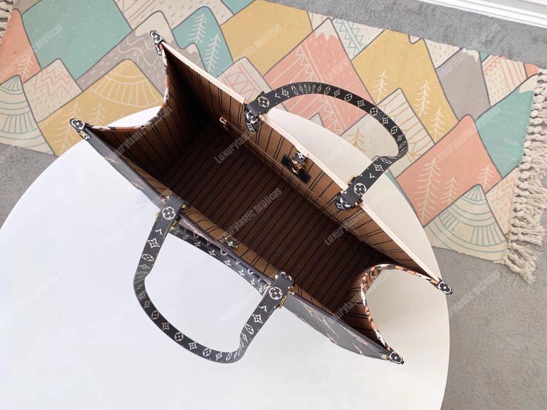 LV Onthego Monogram Black/White GM