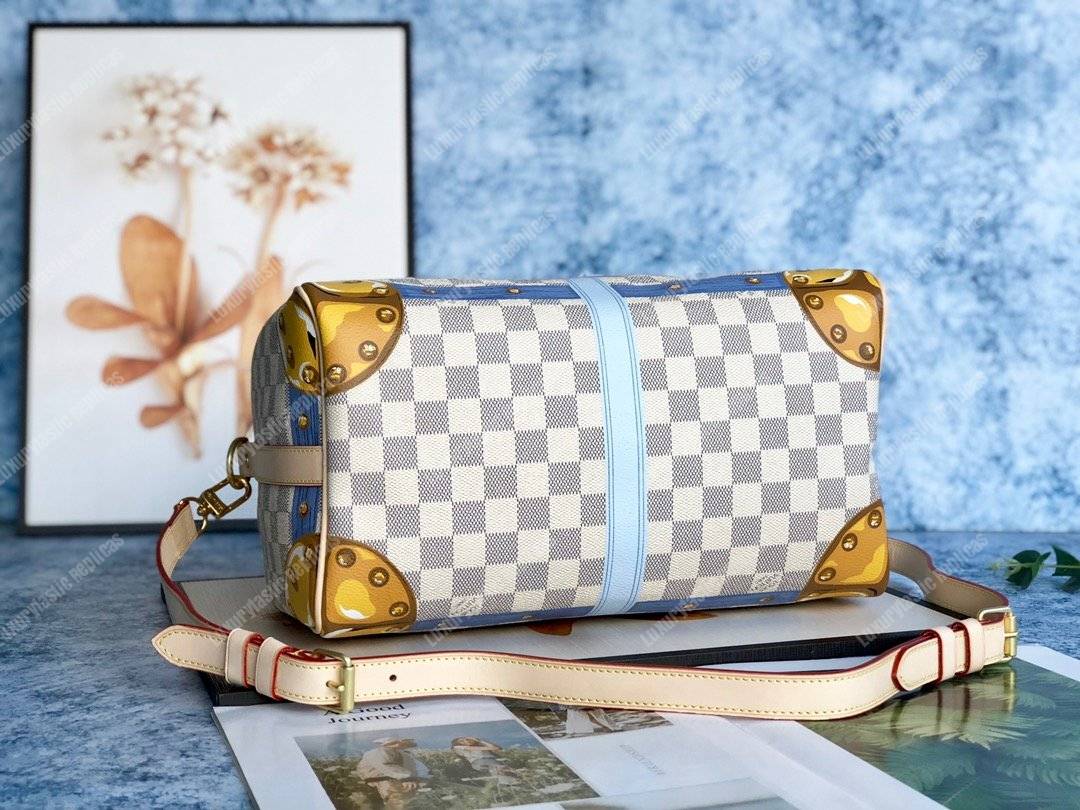 LV Speedy Bandouliere 30 Damier Azur Summer 2018