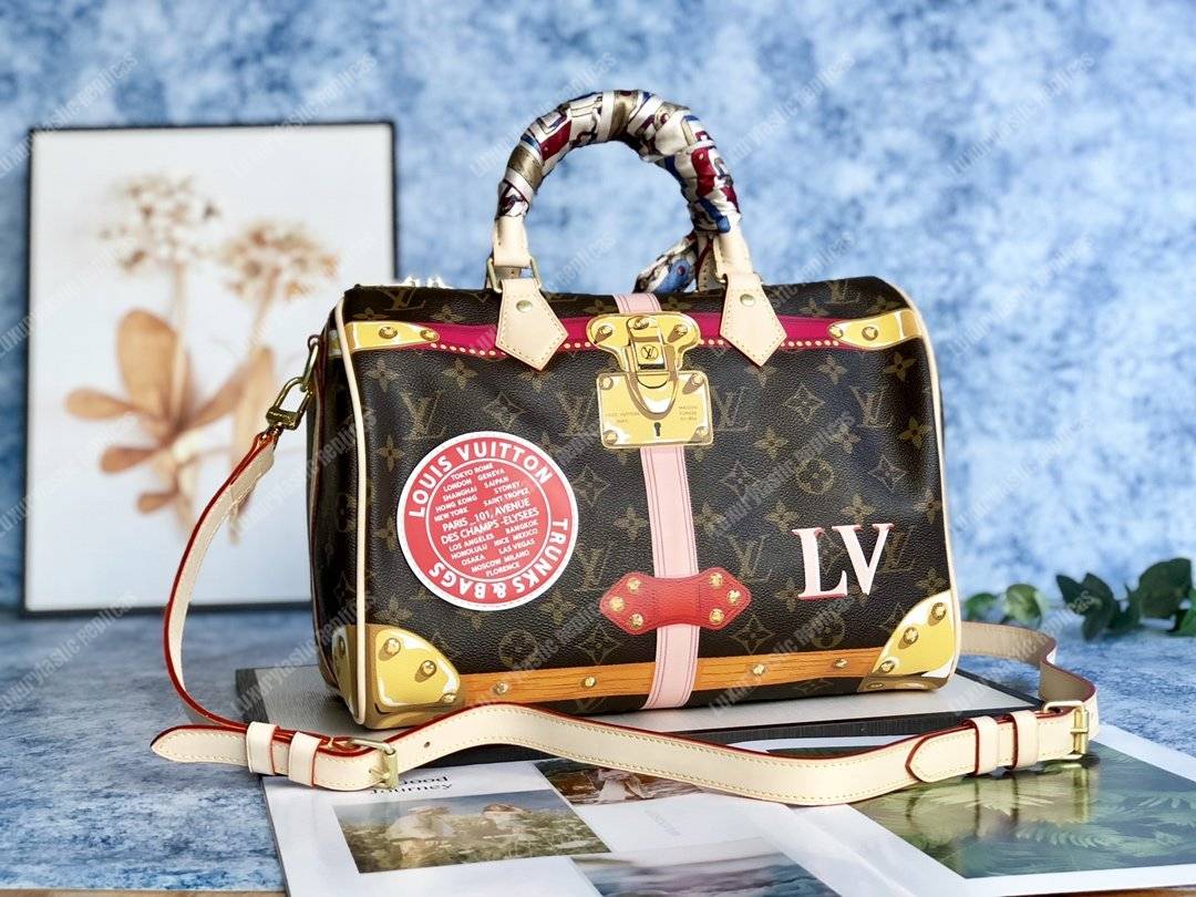 LV Speedy Bandouliere 30 Monogram Tromp L’oeil Screen
