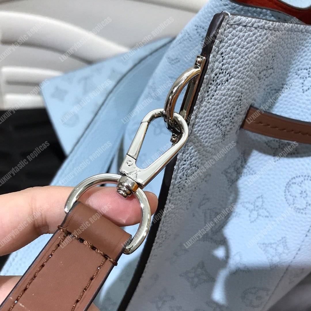 LV Girolata Handbag Mahina Bleu Horizon Pumpkin