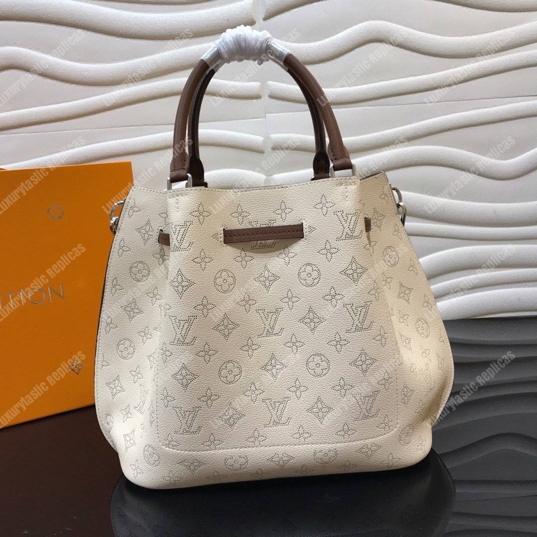 LV Girolata Handbag Mahina Creme