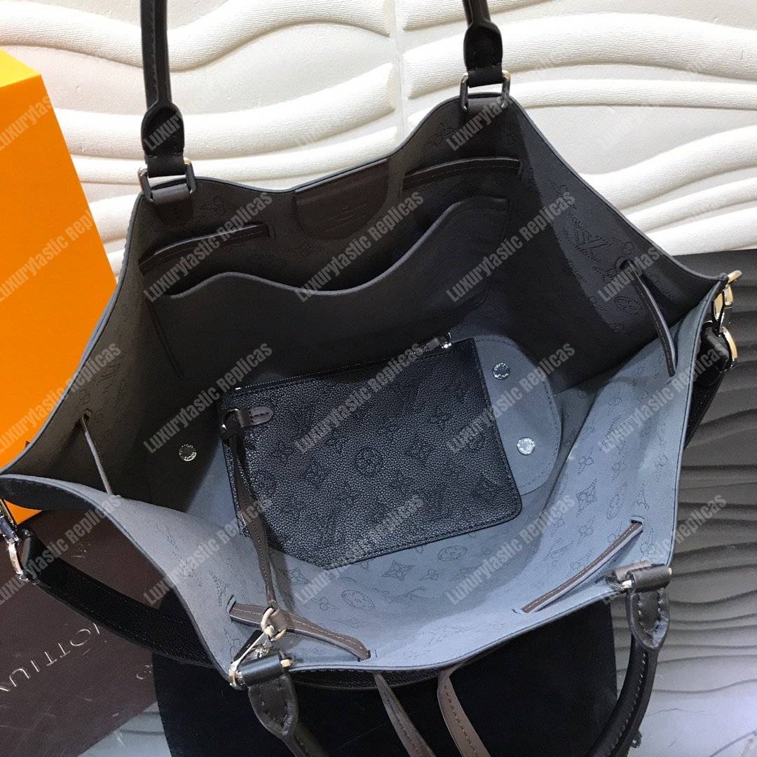 LV Girolata Handbag Mahina Noir