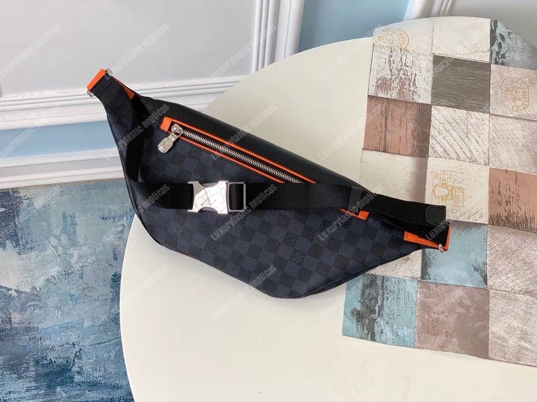 LV Damier Cobalt Canvas Race Discovery Bumbag