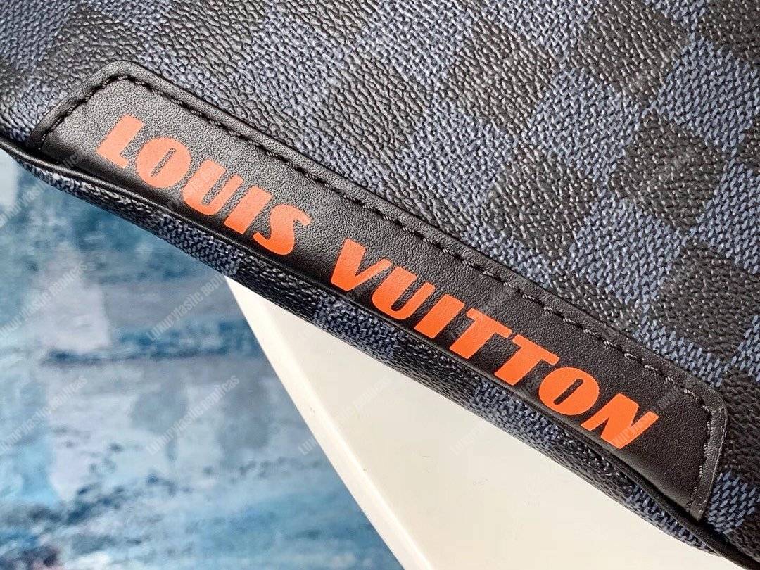 LV Damier Cobalt Canvas Race Discovery Bumbag