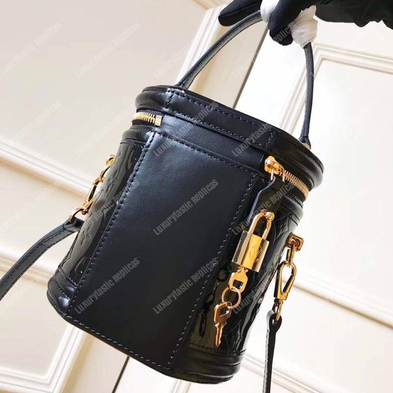 LV Cannes Monogram Vernis Noir