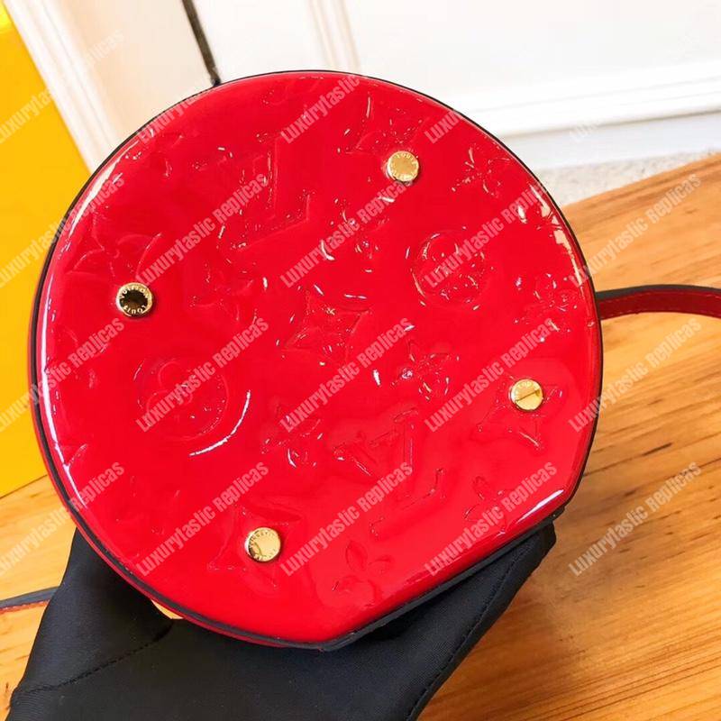 LV Cannes Monogram Vernis Rouge