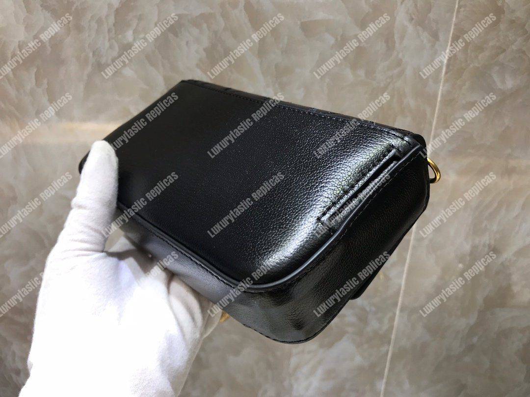 Givenchy Mini Pocket Bag In Diamond Quilted Leather Black