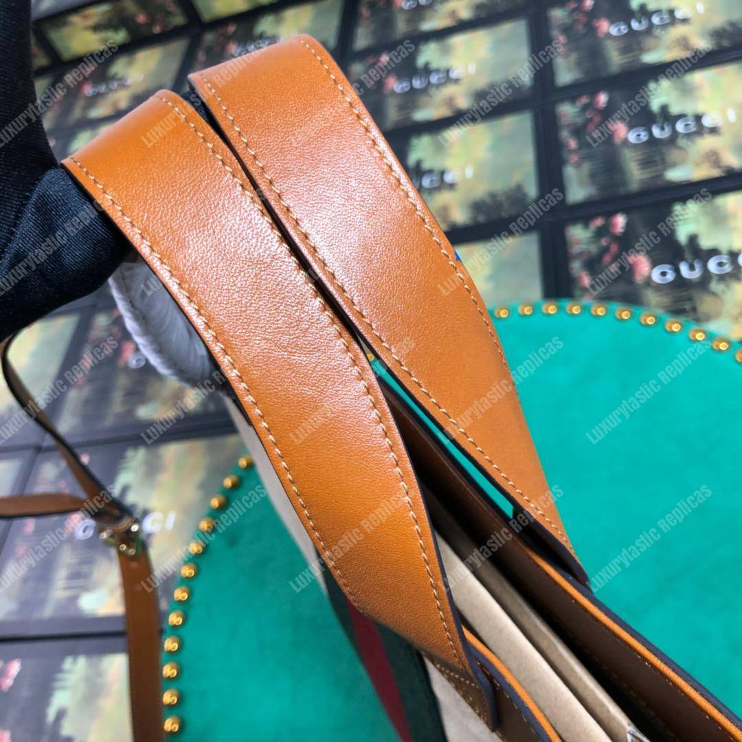 G*u*i large vintage canvas tote